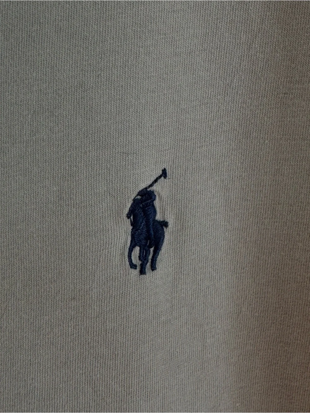 Polo by Ralph Lauren Men’s Light Gray V-Neck Tee | Size Medium